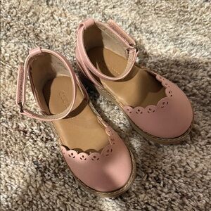 Old Navy Pink Kids Dress Shoes with Ankle Strap